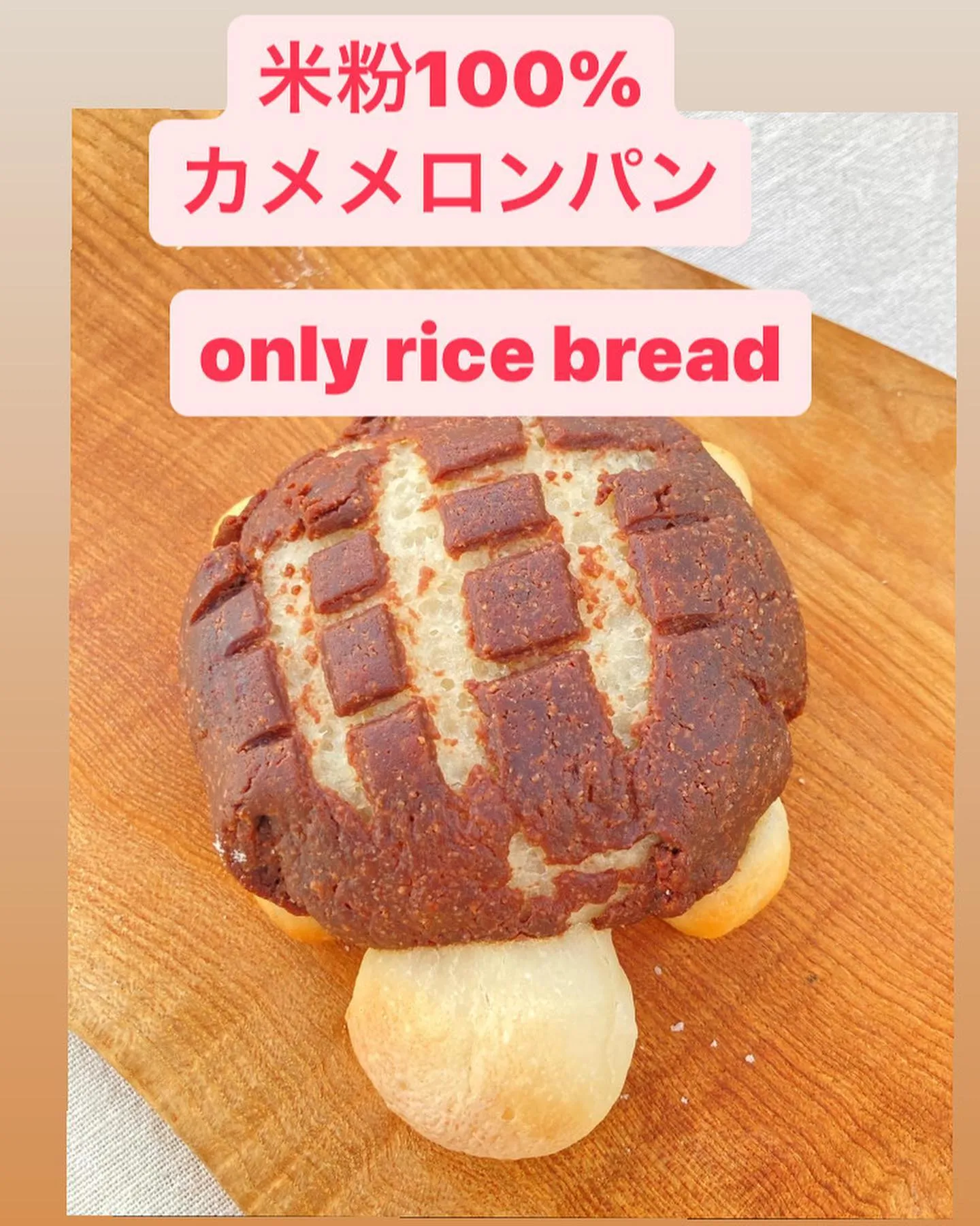 【米粉パン】もちカメのご紹介。