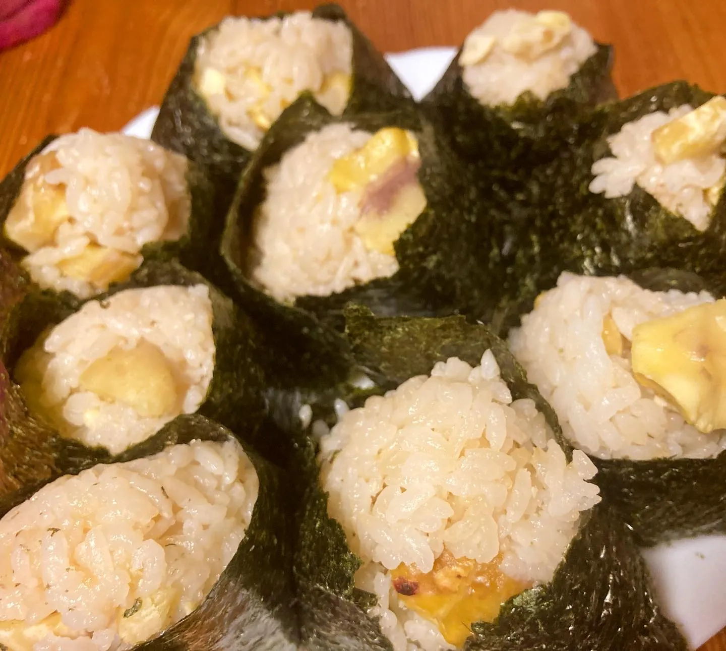 栗ご飯おにぎり